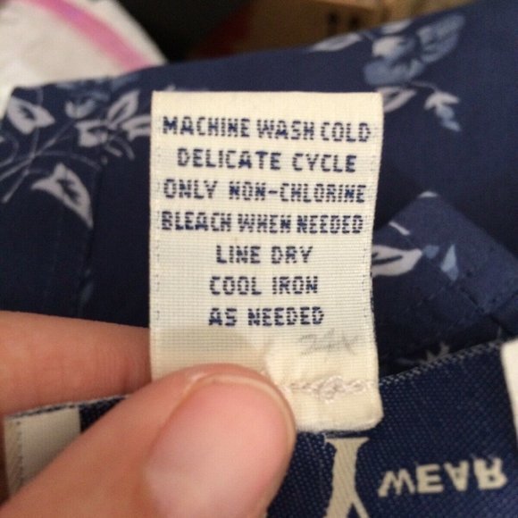 Original TY Dress Maxi Size 12 Floral Spring wear Blue Side Button Side Slits - Picture 9 of 12